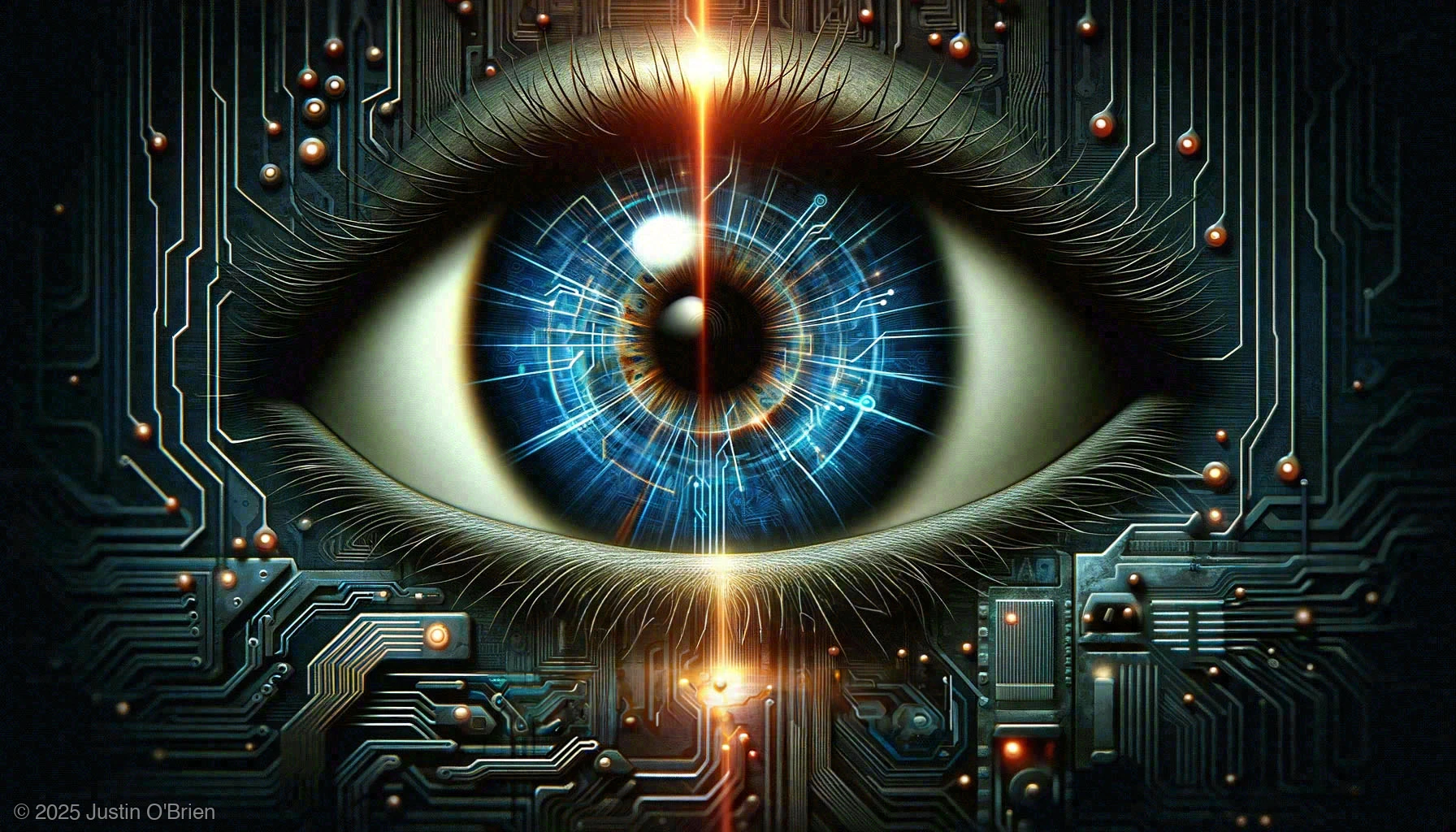 Justin O’Brien working on perception and AI visualisations